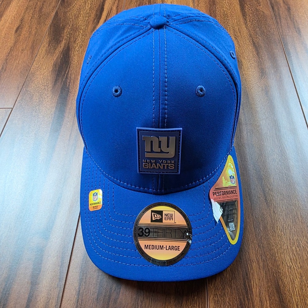 New Era New York Giants 39THIRTY 2025 NFL Sideline Hat Blue M/L 60732922